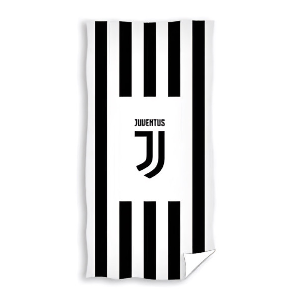 Juventus Turin Strandtuch Streifen Fussball
