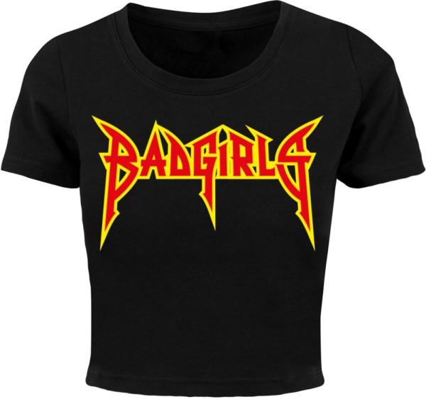 Miss Tee Damen T-Shirt Badgirls Cropped Tee