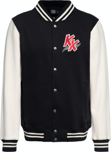 King Kerosin Street Rebel College Sweatjacke Schwarz