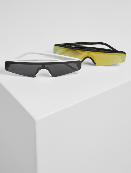 Urban Classics Sonnenbrille Sunglasses KOS 2-Pack Black/White