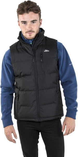 Trespass Weste Clasp - Male Padded Gilet Black