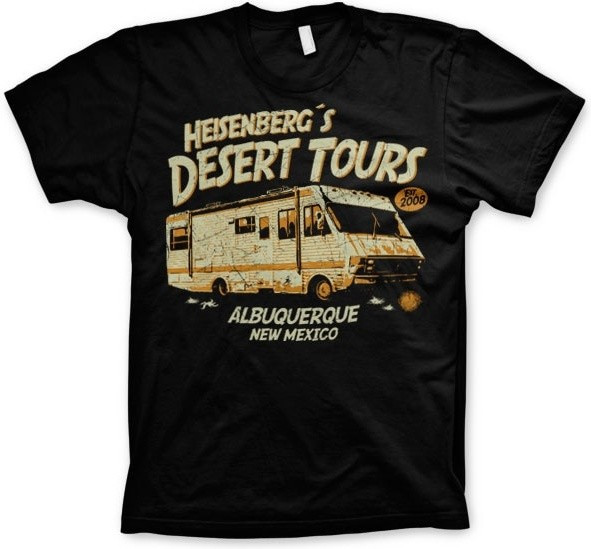 Breaking Bad Heisenberg's Desert Tours T-Shirt Black