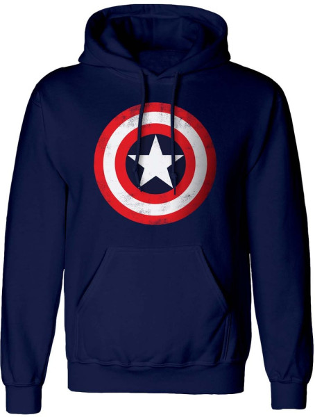 Marvel Comics – Captain America Shield Hoodie Blue