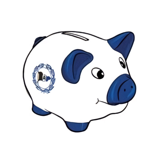 Arminia Bielefeld Sparschwein Classic Fussball Blau