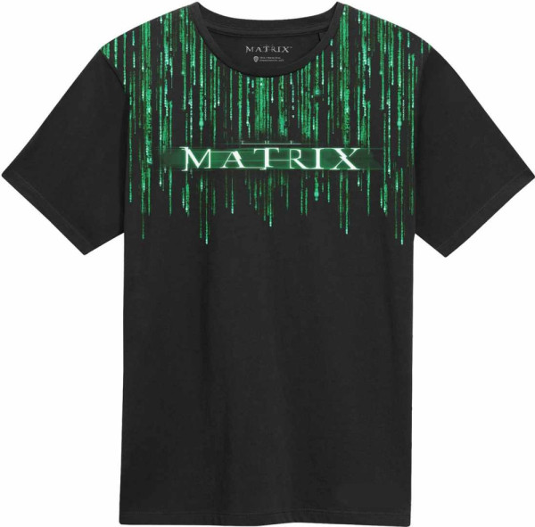Matrix - Matrix Code (Unisex Bespoke T-Shirt) T-Shirt Black