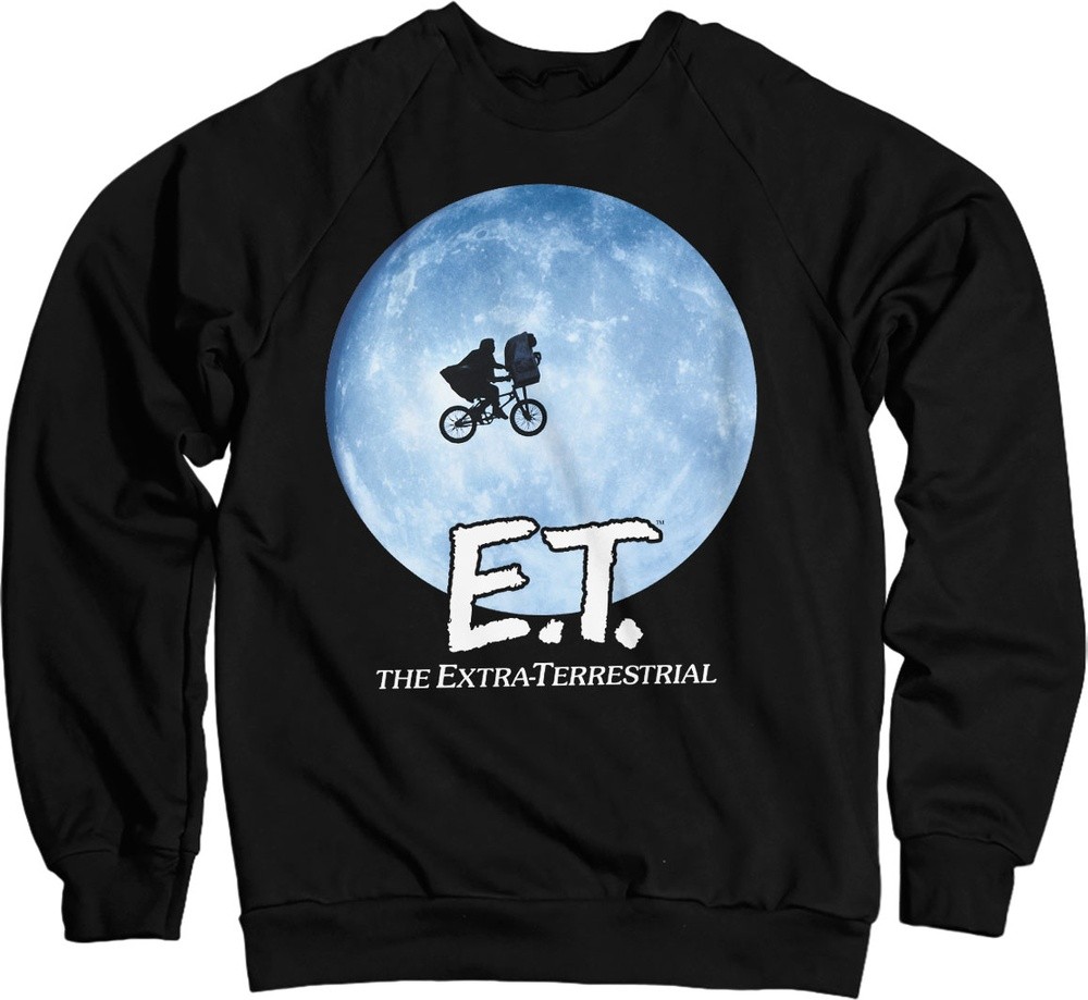 E.T. Bike In The Moon Sweatshirt Schwarz - Herren / Unisex
