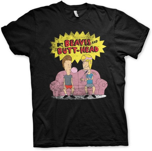 Beavis and Butt-Head T-Shirt Black