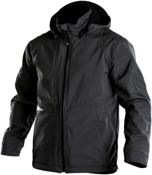 Dassy Softshell-Jacke Gravity PES21 Schwarz