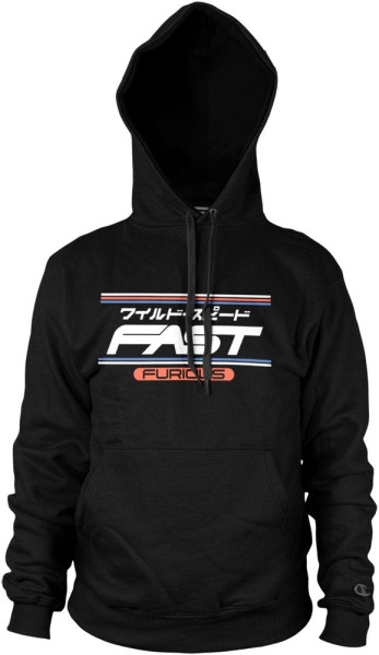 The Fast and the Furious Jpn Hoodie Black