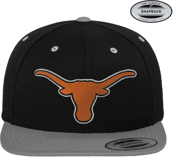 University of Texas - Austin Texas Longhorns Logo Premium Snapback Cap BlackDarkgrey