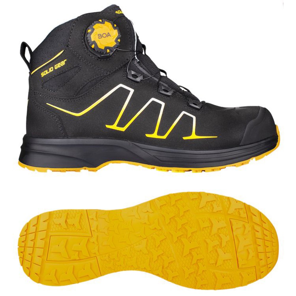 Solid Gear Reckon Sicherheitsschuhe, EN 20345 S3, SRC, ESD Schwarz - Herren / Unisex