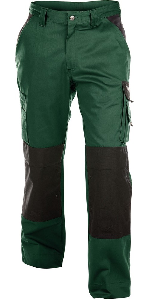 Dassy Zweifarbige Arbeitshose mit Kniepolstertaschen Boston PESCO64 Flaschengrün/Schwarz - Herren / Unisex