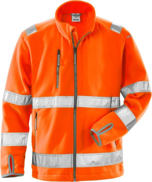 Fristads Warnschutz-Jacke High Vis Fleecejacke Kl. 3 4400 FE Warnschutz-Orange