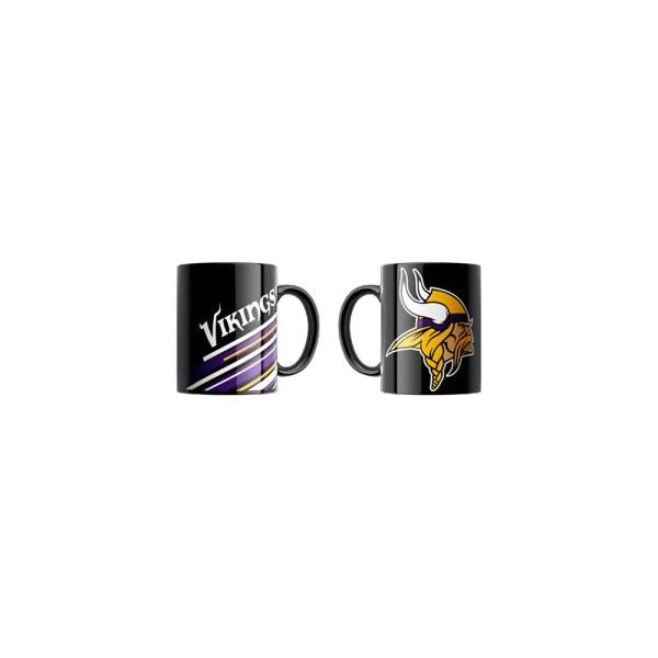 Minnesota Vikings Tasse „Stripes“ 330ml American Football NFL Lila