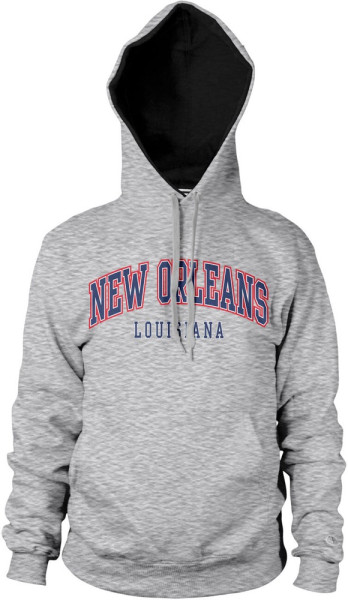New Orleans Louisiana Hoodie Heather-Grey