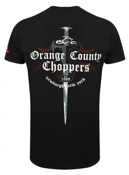 OCC Orange County Choppers T-Shirt Shop Dagger Black