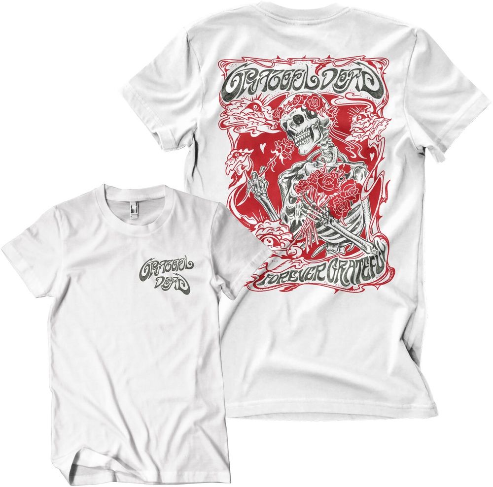 Grateful Dead T-Shirt Forever Grateful T-Shirt WMX-1-GD005-H96-10 - Herren / Unisex