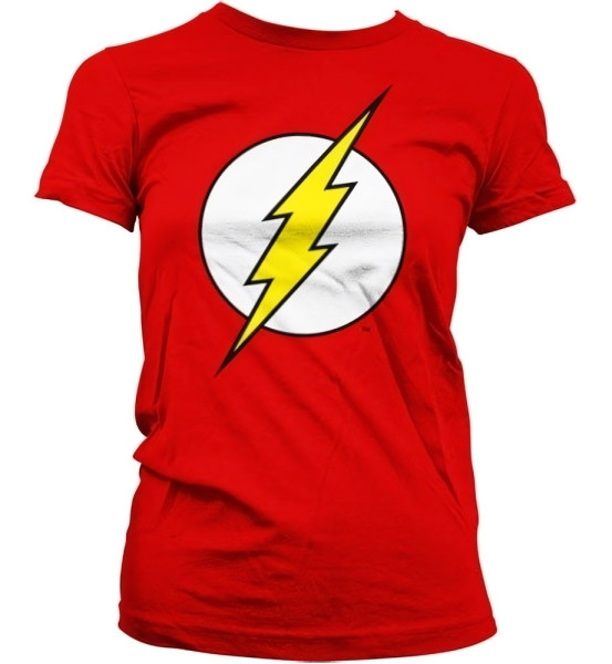 The Flash Emblem Girly T-Shirt Damen Red