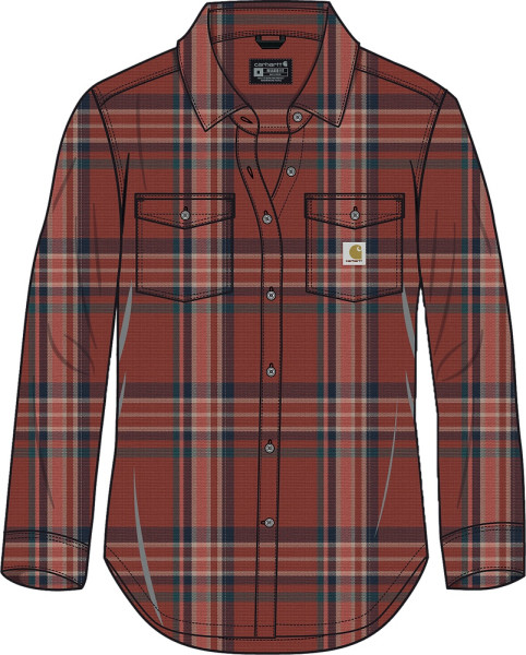 Carhartt Damen Hemd Fiber Series L/S Flannel Shirt 107135
