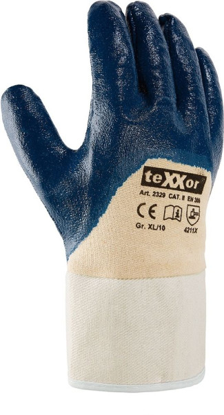 teXXor Nitril-Handschuhe Stulpe (12 Stück) 2329