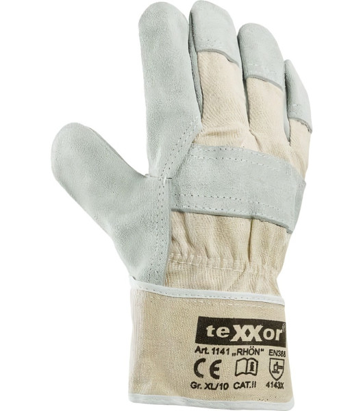 teXXor Rindkernspaltleder-Handschuhe Rhön (12 Paar) 1141