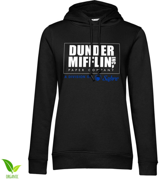 The Office Dunder Mifflin Division of Sabre Girls Hoodie Damen Black