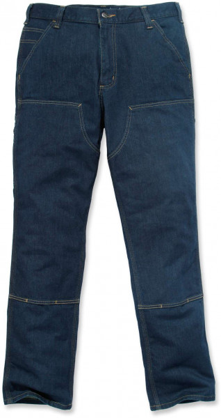 Carhartt Herren Hose Double Front Dungaree Jeans Ultra Blue