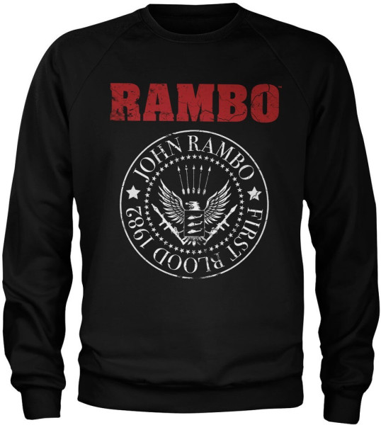 Rambo First Blood 1982 Seal Sweatshirt Black