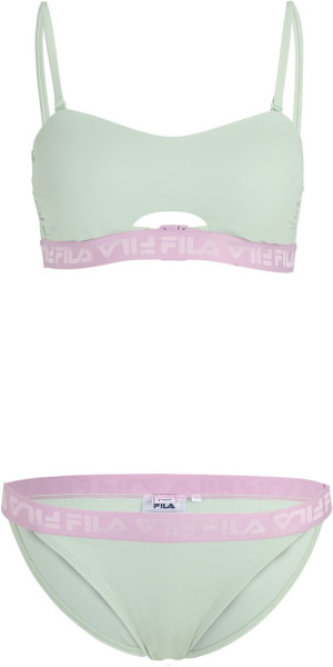 Fila Damen Bikini Sanming Bandeau Bikini Silt Green