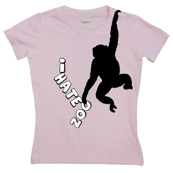 Tokigt Damen I Hate Zoo Girly T-Shirt SH-5-15109-LFH2-13