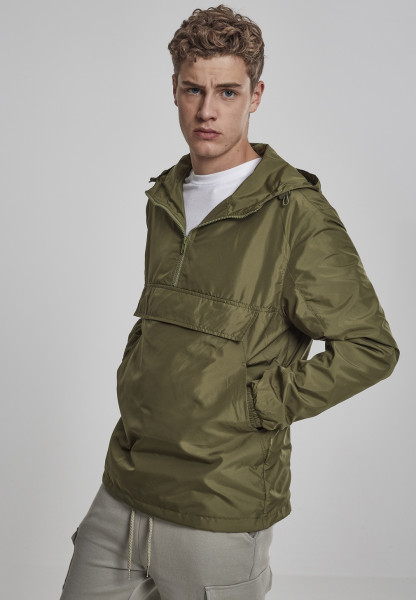 Urban Classics Light Jacket Basic Pull Over Jacket Black