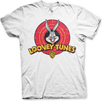 Looney Tunes Distressed Logo T-Shirt White Looney Tunes Distressed Logo T-Shirt White