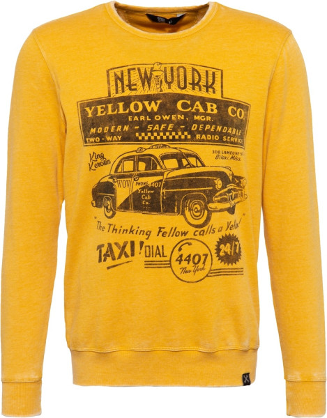 King Kerosin Langarm Shirt Enzyme - Ny Taxi KK4206257166