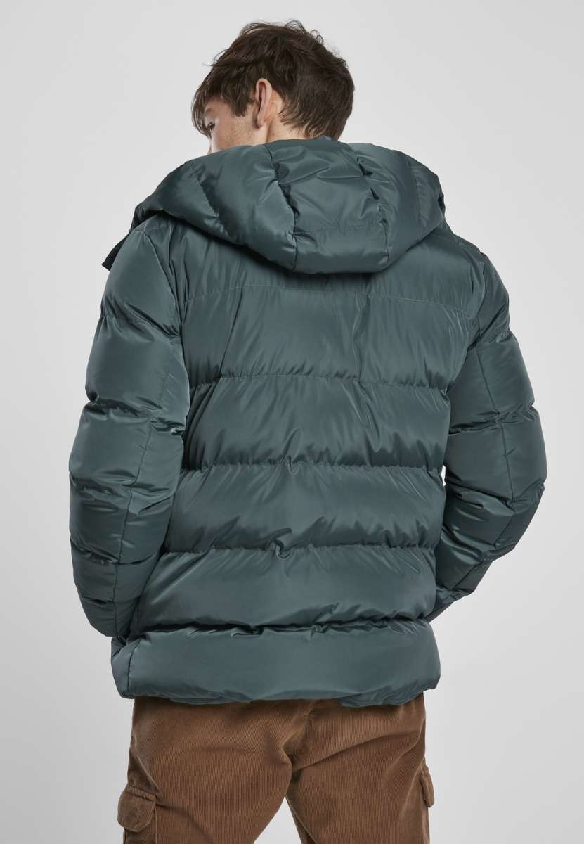 Urban Classics Hooded Puffer Jacket Bottle | DEFSHOP | 95656