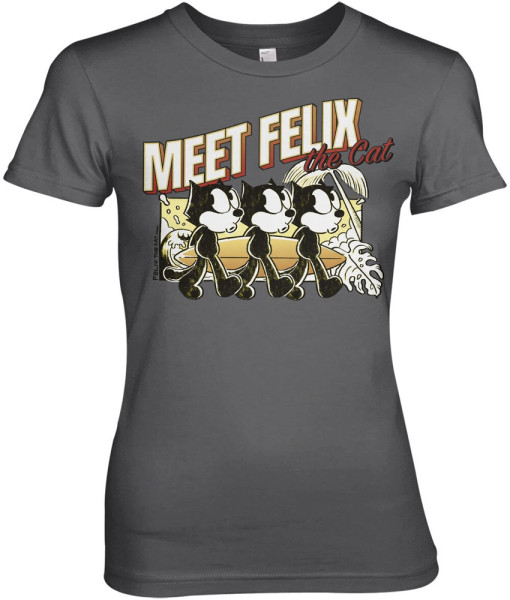 Felix the Cat T-Shirt Meet Girly Tee UV-5-FTC002-H74-6