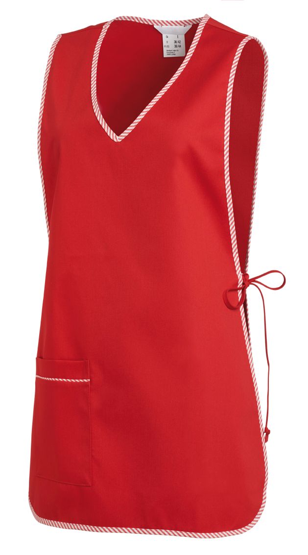 Leiber Damen Überwurfschürze 08/594/02 Rot - Damen