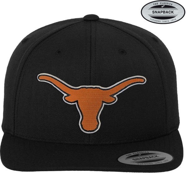 University of Texas - Austin Texas Longhorns Logo Premium Snapback Cap Black