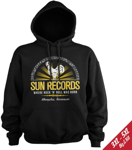 Sun Records Where Rock N Roll Was Born Big Tall Hoodie PS-3-SUN006-H87-9