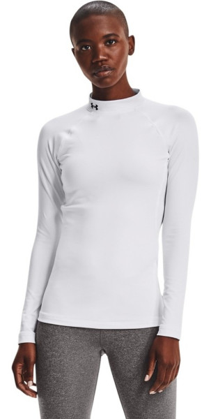 Under Armour Damen Longsleeve HeatGear Authentics Oberteil mit Stehkragen