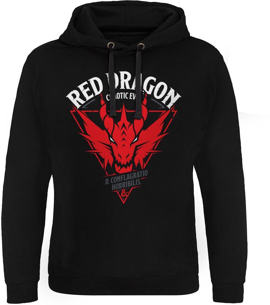 Dungeons & Dragons D&D Rot Dragon Chaotic Evil Epic Hoodie - Herren / Unisex