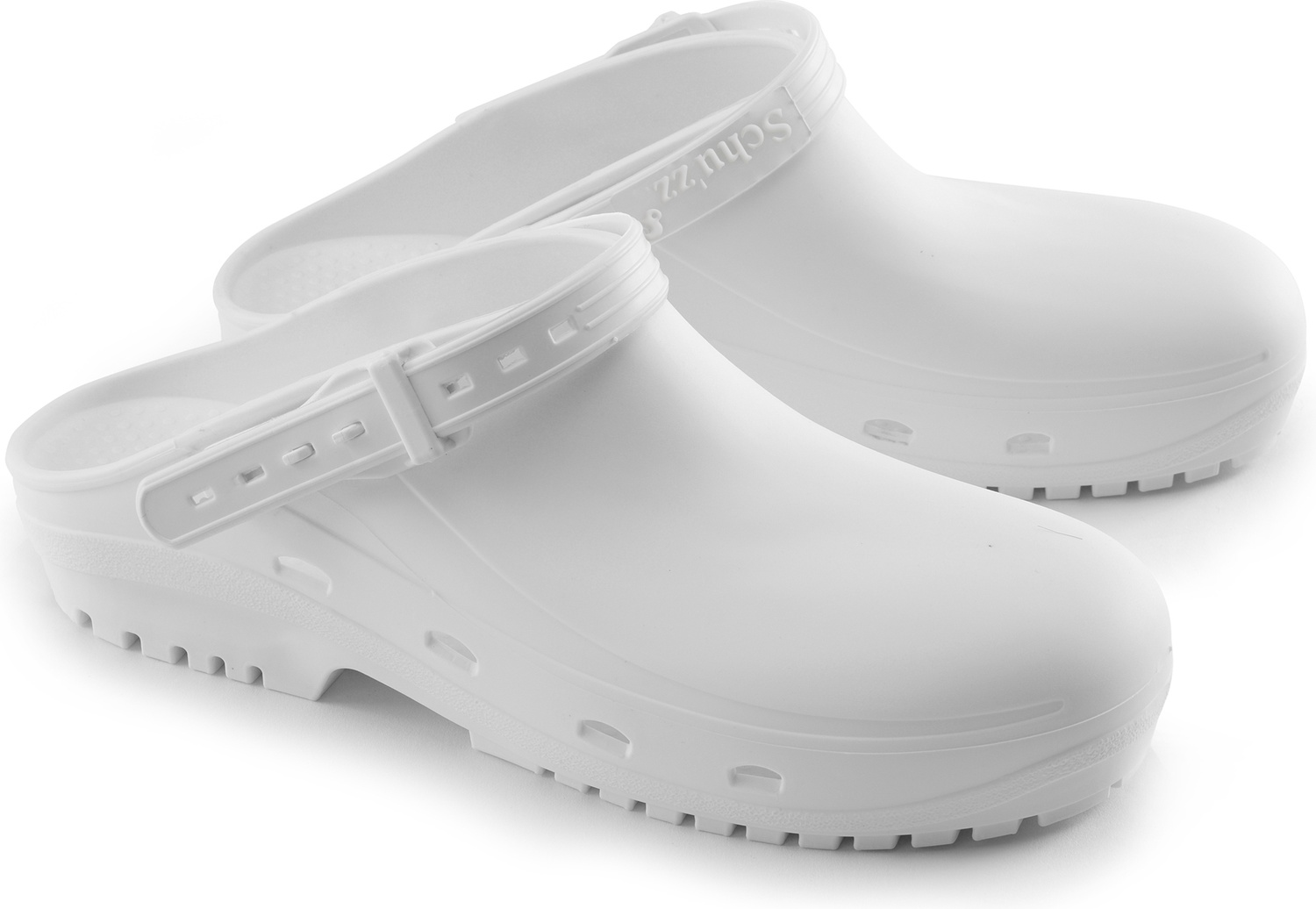 Schu'zz Schuzz Herren Clog Badeschuhe Bloc Homme Blanc / Weiß - Herren / Unisex