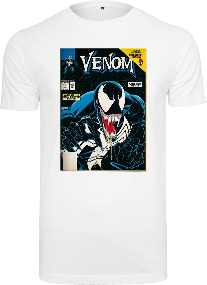 Merchcode T-Shirt Marvel Comics Venom Cover Tee Weiß - Herren / Unisex