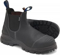 Blundstone Male Stiefel Boots #910 Black Platinum Leather (Safety Series)