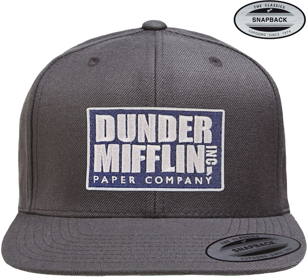 The Office Dunder Mifflin Inc Premium Snapback Cap Dark-Grau - Herren / Unisex