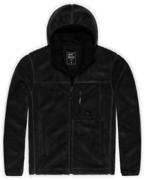 Vintage Industries Fleecejacke Dustin Lined Sherpa Fleece Black