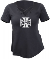 WCC West Coast Choppers Ladys T-Shirt Addo Black