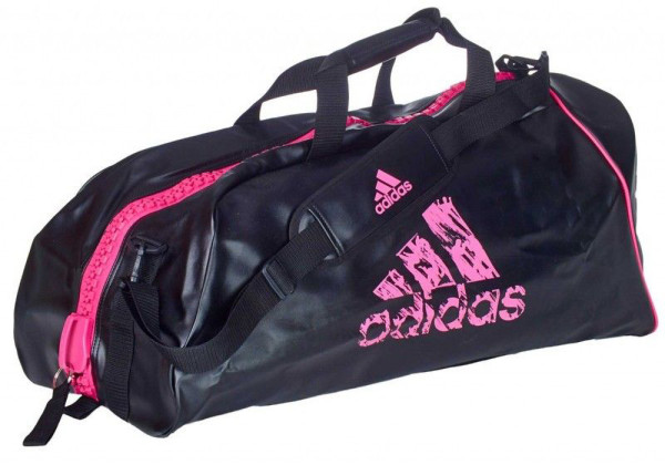 adidas Super Sportsbag Schwarz / Pink-M