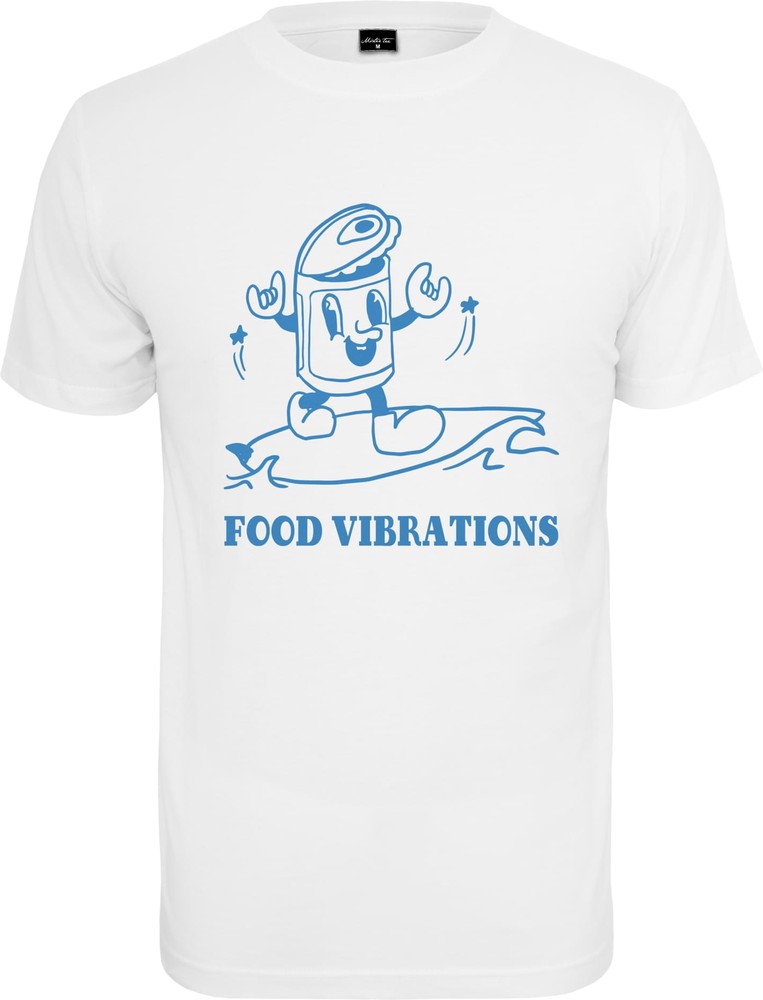 Mister Tee Food Vibrations Tee Weiß - Herren / Unisex