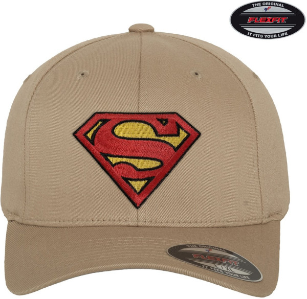 Superman Flexfit Cap Khaki