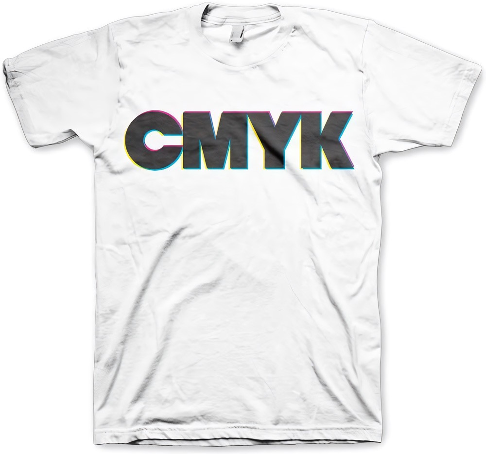 Hybris CMYK T-Shirt Weiß - Herren / Unisex